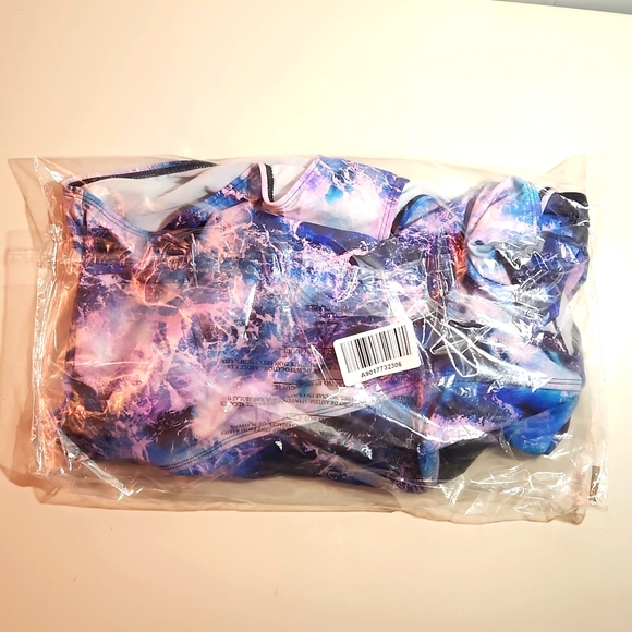 ❤️NWT VINTAGE TORRID TUMMY CONTROL WIRELESS OCEAN PRINT SWIMSUIT PLUS SIZE - Picture 7 of 12